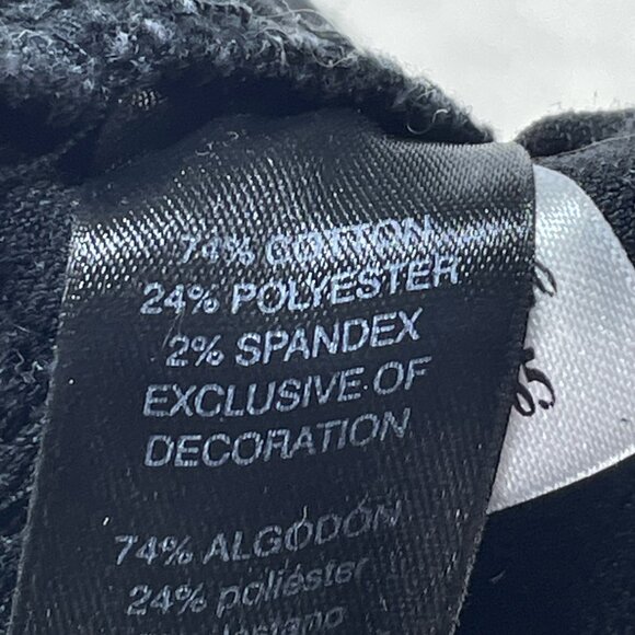 White House Black Market Jeans Womens Sz 8R  Black Shimmer Ankle Zipper 30x28 - Picture 11 of 12